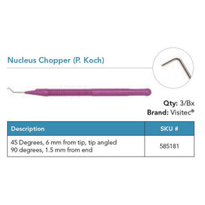 Visitec Nucleus Chopper (P. Koch), 45° Angled. MPN: 585181