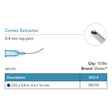 Visitec Cortex Extractor, 23G x ⅝ in (0.6 x 16 mm). MPN: 585193
