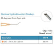 Visitec Nucleus Hydrodissector (Sinskey), 25G x ⅞ in (0.5 x 22 mm), 35° Angled. MPN: 585195