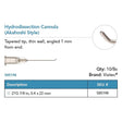 Visitec Hydrodissection Cannula (Akahoshi), 27G x ⅞ in (0.4 x 22 mm). MPN: 585198