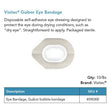 Visitec Guibor Bubble Eye Bandage, Self-Adhesive, 10/box. MPN: 8590300