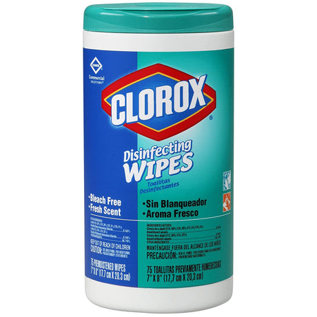 CLOROX Disinfecting Wipes Canister, Fresh Scent. MPN: 01656