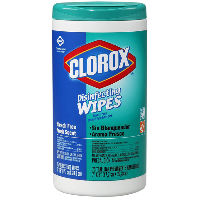 CLOROX Disinfecting Wipes Canister, Fresh Scent. MPN: 01656