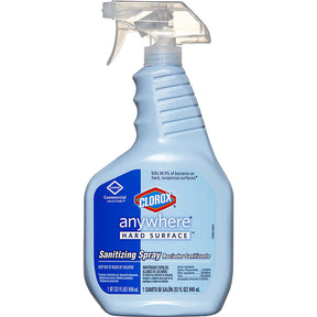 CLOROX Anywhere Hard Surface Sanitizing Spray, 32oz Trigger Spray Bottle. MPN: 01698