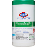 CLOROX Healthcare Hydrogen Peroxide Cleaner Disinfectant Wipes Canister, 6.75"x9". MPN: 30824