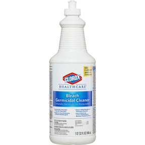 CLOROX Healthcare Bleach Germicidal Cleaner, 32oz, Pull Top. MPN: 68832