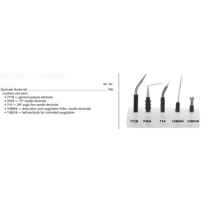 Conmed Hyfrecator Reusable Electrode Starter Kit. MPN: 700