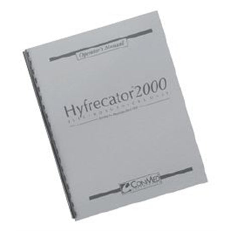 Conmed Operators Manual for Hyfrecator 2000- English. MPN: 7-900-OM-ENG