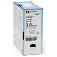 Covidien SOFSILK Silk Suture, Taper Point, Size 1, Black, 30", Needle GS-21, 1/2 Circle. MPN: CS425