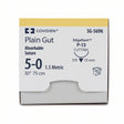 Covidien Plain Gut Suture, Premium Reverse Cutting, Size 5-0, 30", Needle P-13, 3/8 Circle. MPN: SG5696