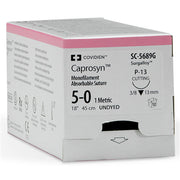 Covidien CAPROSYN Suture, Taper Point, Size 2-0, Undyed, 30", Needle GU-46, 5/8 Circle. MPN: UC978