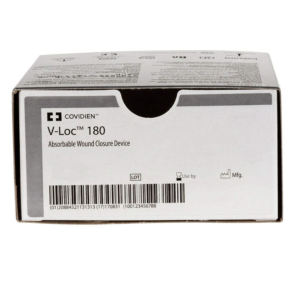 Medtronic Covidien V-LOC 180 Suture, 1/2 Circle, Size 2-0, 12", Green, Needle GS-21, 1 dz/bx. MPN: VLOCL0315