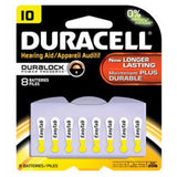 DURACELL Hearing Aid Battery, Zinc Air, Size 10, 8/pk, 6 pk/bx. MPN: DA10B8W