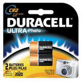 DURACELL Photo Battery, Lithium, Size DLCR2, 3V, 2/pk, 6 pk/bx, 6 bx/cs. MPN: DLCR2B2PK