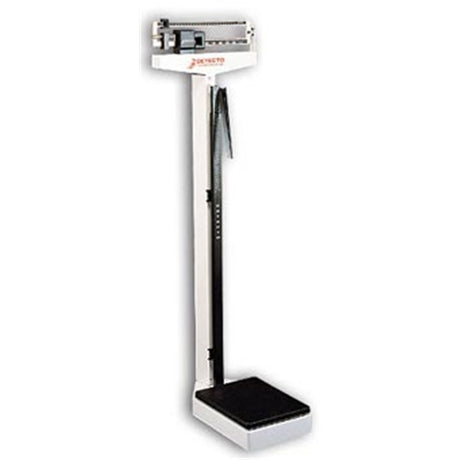 Detecto Eye-Level Mechanical Physician Scale-Dual Reading-(440lb/200kg) with height rod. MPN: 339