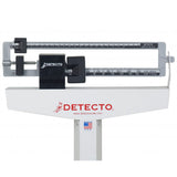 DETECTO Eye-Level Mechanical Physician Scale-Dual Reading-(440lb/200kg) with height rod & Handpost. MPN: 349 - Image 2