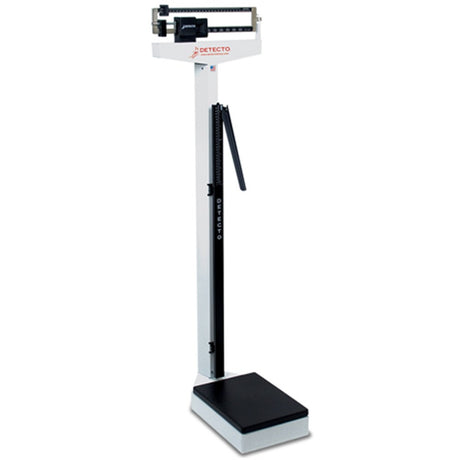 Detecto Eye-Level Mechanical Physician Scale (450 lb) with height rod. MPN: 439