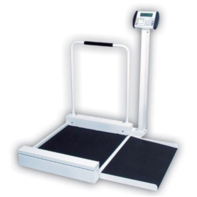 Detecto Stationary Digital Wheelchair Scale (400 lb/180 kg). MPN: 6495