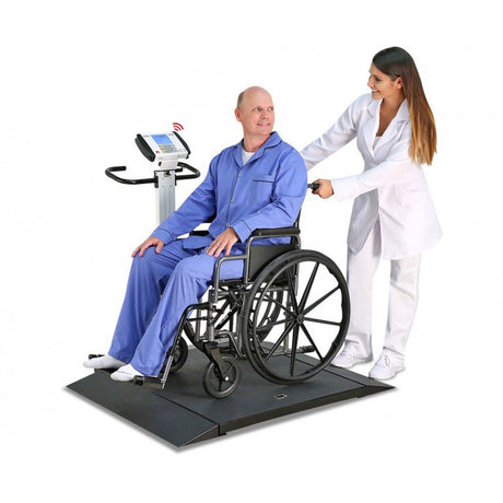 Detecto Portable Digital Wheelchair Scale (1000 lb/450 kg). MPN: 6550