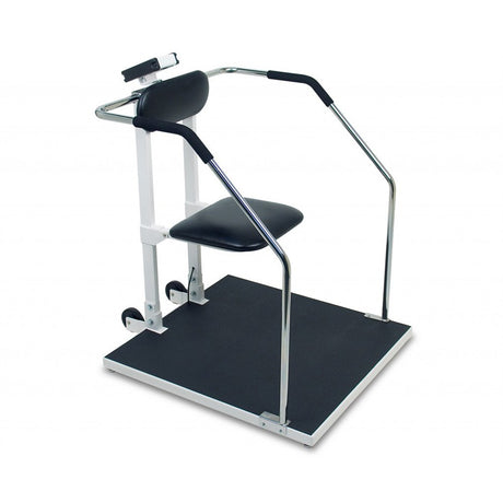 DETECTO Bariatric High Capacity Digital Scale with Flip-Up Seat, 1,000 lb /450 kg. MPN: 6868