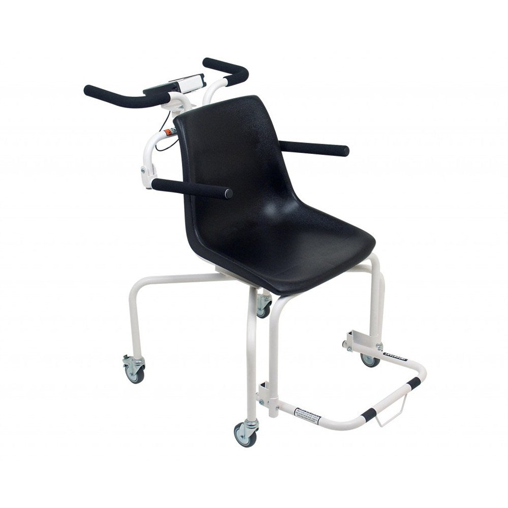 DETECTO Digital Rolling Chair Scale, 440 lb / 200 kg. MPN: 6880