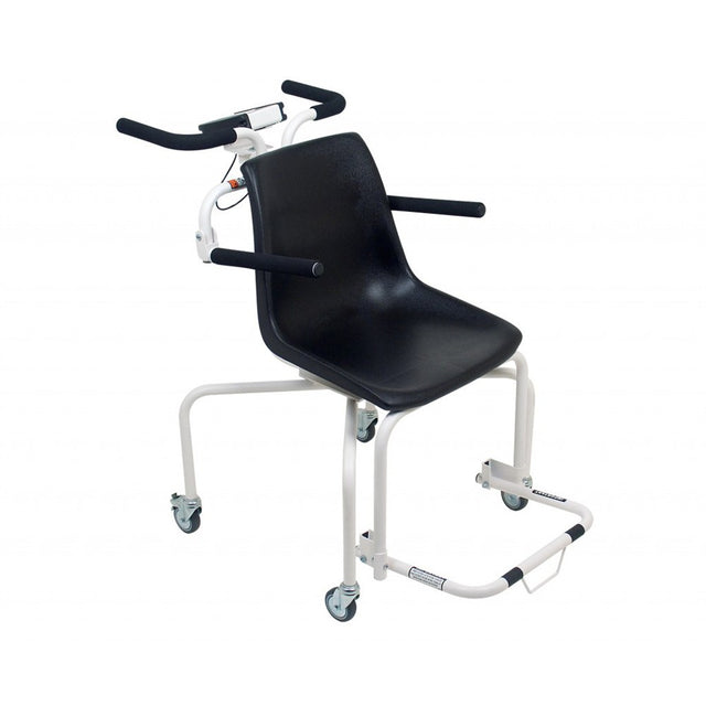 DETECTO Digital Rolling Chair Scale, 440 lb / 200 kg. MPN: 6880