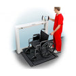 DETECTO Digital Wall-Mount Fold-Up / Fold-Down Wheelchair Scale, 1000 lb / 450 kg. MPN: 7550