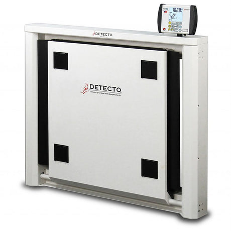 DETECTO Digital Wall-Mount Fold-Up / Fold-Down Wheelchair Scale, 1000 lb / 450 kg. MPN: 7550 - Image 4
