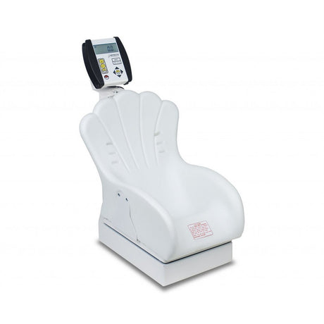 DETECTO Digital Dual Reading Baby Scale, 44 lb/ 20kg, Plastic Shell-Shaped Seat, White. MPN: 8432-CH - Image 2