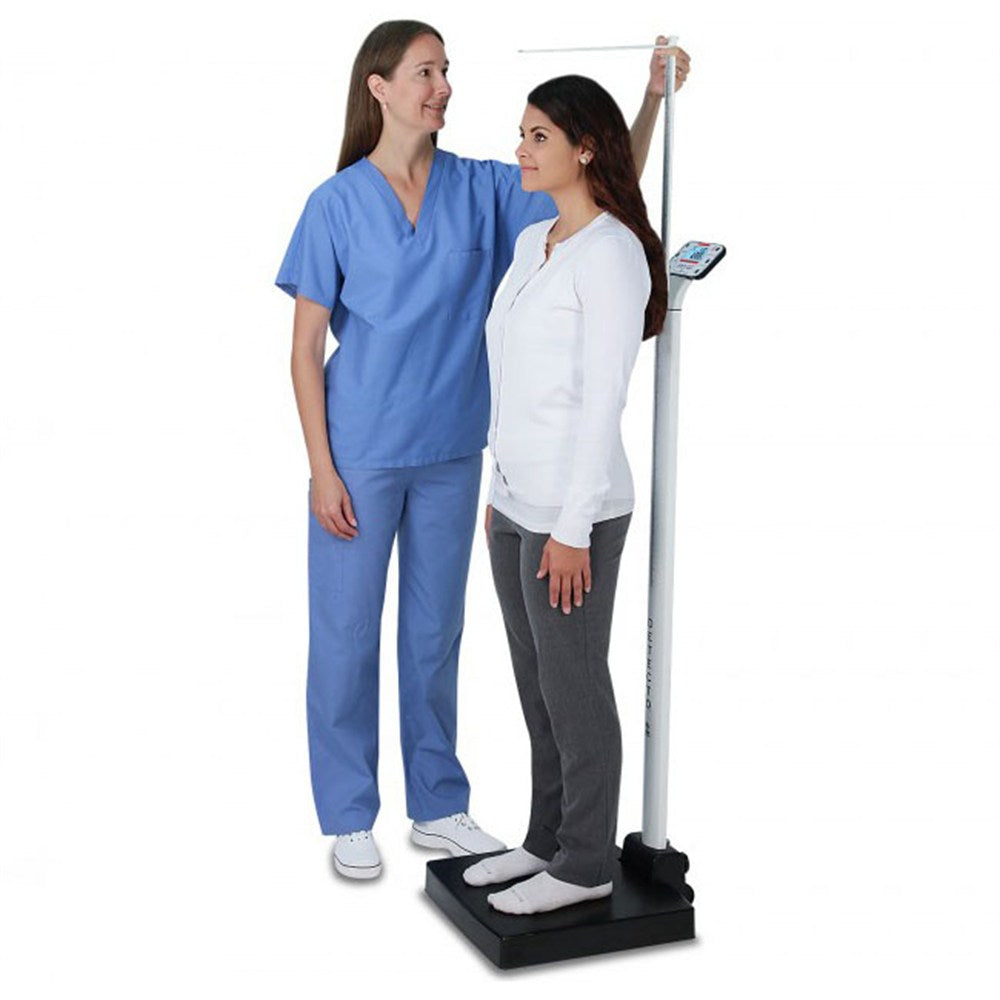 DETECTO apex Eye-Level Digital Clinical Scale, Mechanical Height Rod, 600 lb / 300 kg. MPN: APEX - Image 2
