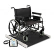 DETECTO Bariatric Wheelchair Scale, 1000 lb / 450 kg, Extra Wide Platform for Oversized Wheelchairs. MPN: BRW1000