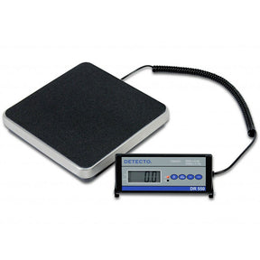 DETECTO High Capacity Portable Digital Platform Scale, 550 lb / 250 kg. MPN: DR550C