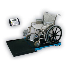 Detecto Stationary Geriatric -Geri-Chair- Wheelchair Scale (1000 lb/ 450 kg), 3' x 3' Platform. MPN: FHD-133-II