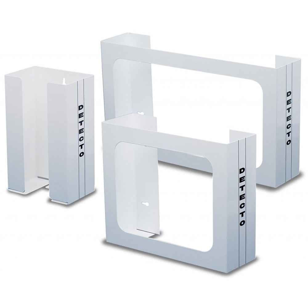 DETECTO Steel Glove Box Holder, Wall Mount, Holds 1 Glove Box. MPN: GH1 - Image 2
