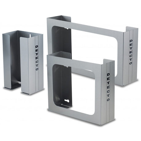 DETECTO Stainless Steel Glove Box Holder, Wall Mount, Holds 1 Glove Box. MPN: GH1SS - Image 2