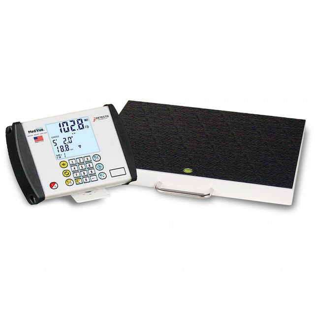 DETECTO Portable Low-Profile Digital Healthcare Scale, 600 lb / 270 kg. MPN: GP-600-MV1