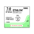 Ethicon ETHILON Nylon Suture, Size: 7-0, Needle: P-1, BLACK, 12/bx. MPN: 1696G