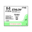 Ethicon ETHILON Nylon Suture, Size: 8-0, Needle: TG100-8, TG100-8, BLACK, 12/bx. MPN: 1714G