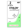 Ethicon ETHILON Nylon Suture, Size: 2, Needle: LR, BLACK, 24/bx. MPN: 460T