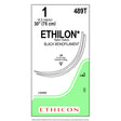 Ethicon ETHILON Nylon Suture, Size: 1, Needle: LR, LR, BLACK, 24/bx. MPN: 489T