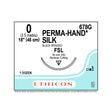Ethicon PERMAHAND Silk Suture, Size: 0, Needle: FSL, BLACK, 12/bx. MPN: 678G