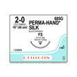 Ethicon PERMAHAND Silk Suture, Size: 2-0, Needle: FS, BLACK, 12/bx. MPN: 685G