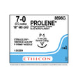 Ethicon PROLENE Polypropylene Suture, Size: 7-0, Needle: P-1, BLUE, 12/bx. MPN: 8696G