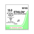 Ethicon ETHILON Nylon Suture, Size: 10-0, Needle: CSC-6, CSC-6, BLACK, 12/bx. MPN: 9010G