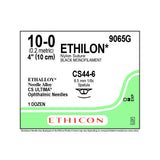 Ethicon ETHILON Nylon Suture, Size: 10-0, Needle: CS44-6, BLACK, 12/bx. MPN: 9065G