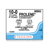 Ethicon PROLENE Polypropylene Suture, Size: 10-0, Needle: CS160-6,CTC-6, BLUE, 12/bx. MPN: 9090G
