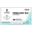 Ethicon PERMAHAND Silk Suture, Size: 0, Needle: CT-1, BLACK, 12/bx. MPN: C021D
