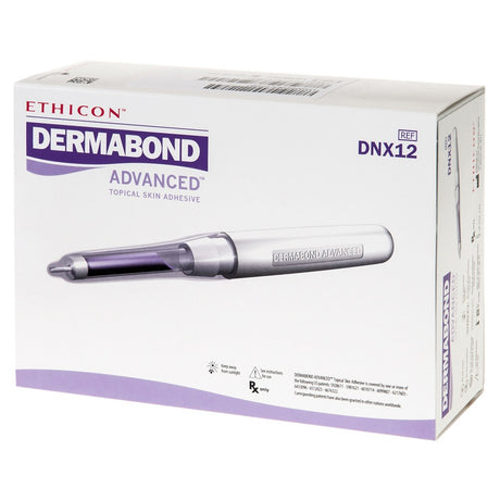 Ethicon DERMABOND Advanced Topical Skin Adhesive Applicator. MPN: DNX12