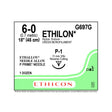 Ethicon ETHILON Nylon Suture, Size: 6-0, Needle: P-1, GREEN, 12/bx. MPN: G697G
