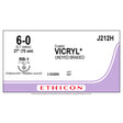 Ethicon COATED VICRYL Suture, Size: 6-0, Needle: RB-1, UNDYED, 36/bx. MPN: J212H